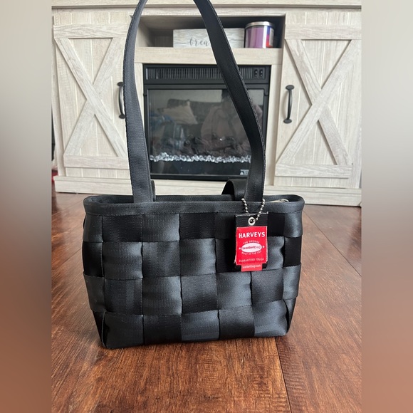 Harveys Handbags - Harveys Black Woven Tote